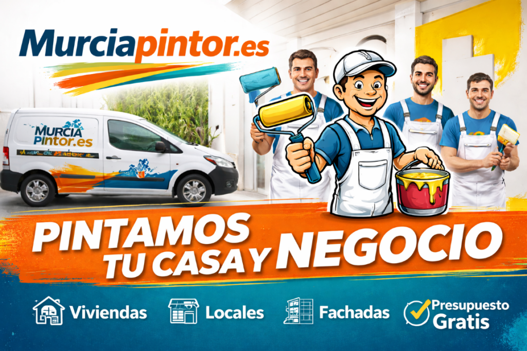 Empresa de pintores en Murcia para pintar viviendas y negocios